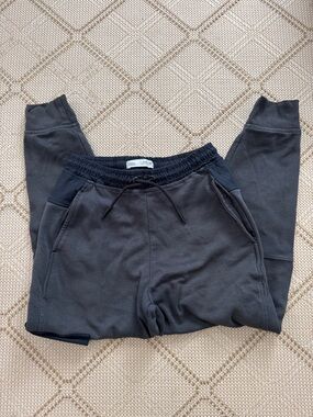 Zara Kids Charcoal Gray/Blue Drawstring Jogger Pants Boys 11-12